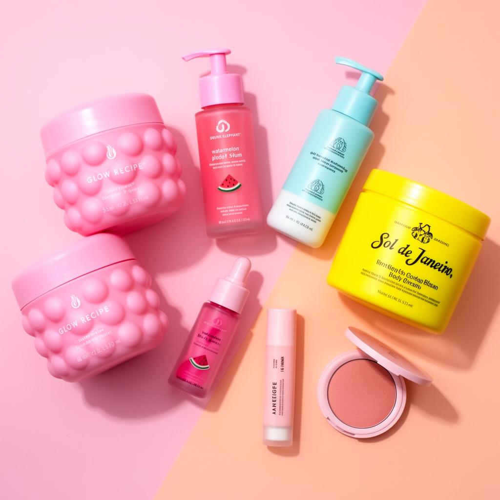 Paket skincare internasional viral Bubble Glow Recipe Drunk Elephant Sol de Janeiro